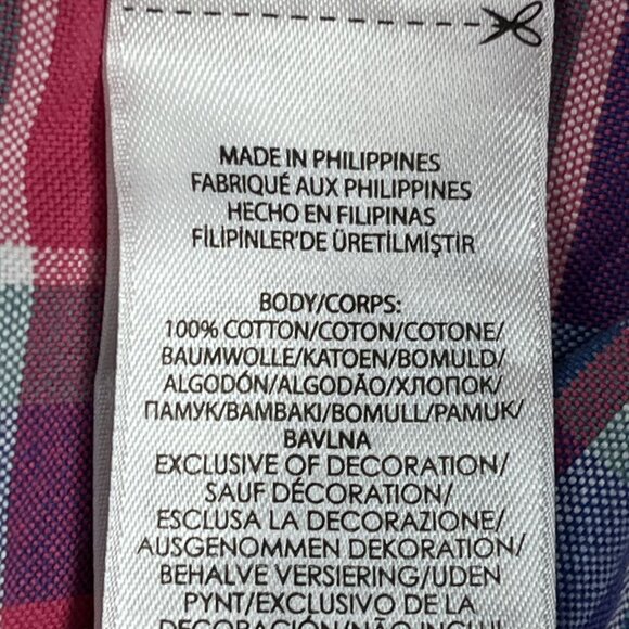 Ralph Lauren Mens Slim Fit Colorful Plaid Flesh Pony Button Down Shirt Sz Small - Picture 3 of 6